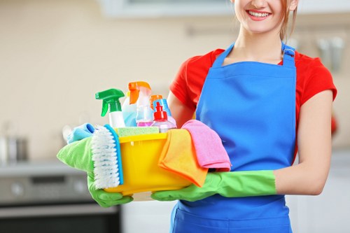 Post-build cleaning in an SW5 flat after renovation work